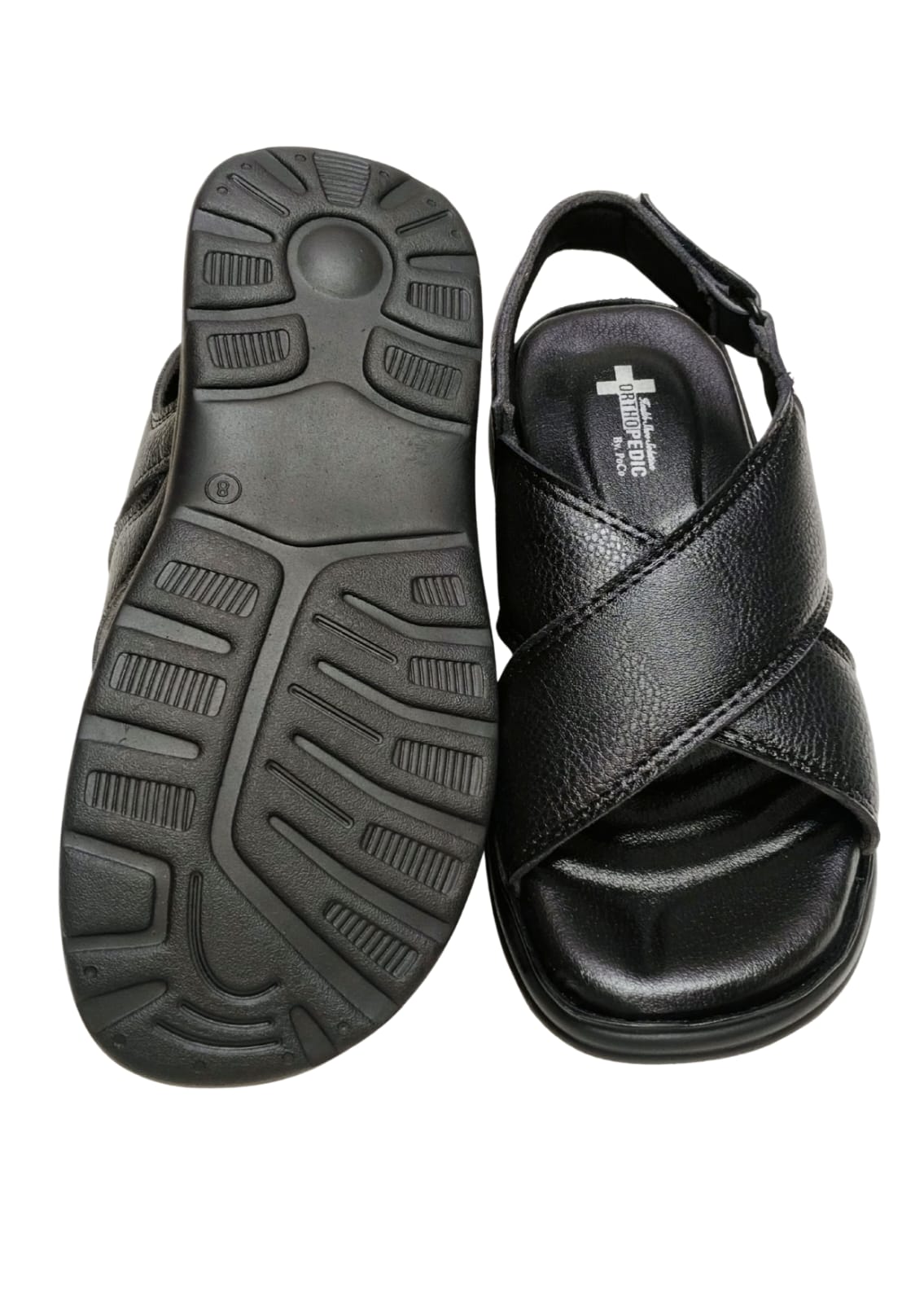 Men Black Comfort Sandle