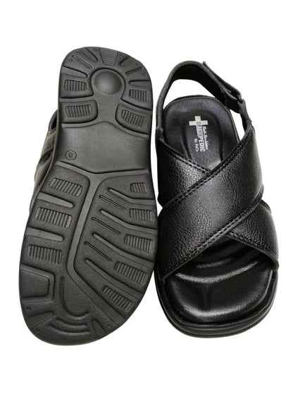 Men Black Comfort Sandle