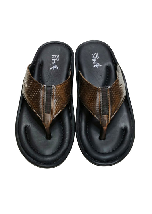 Men Brown Chappal
