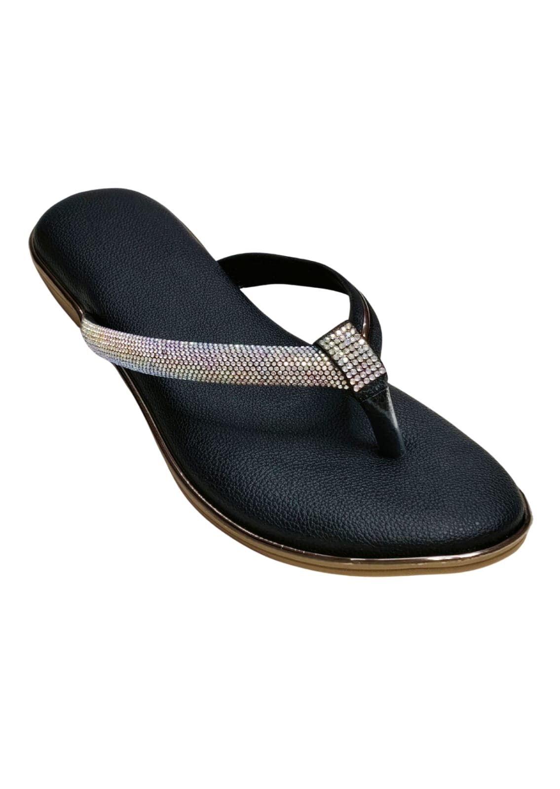 Women Black Casual Slip Ons