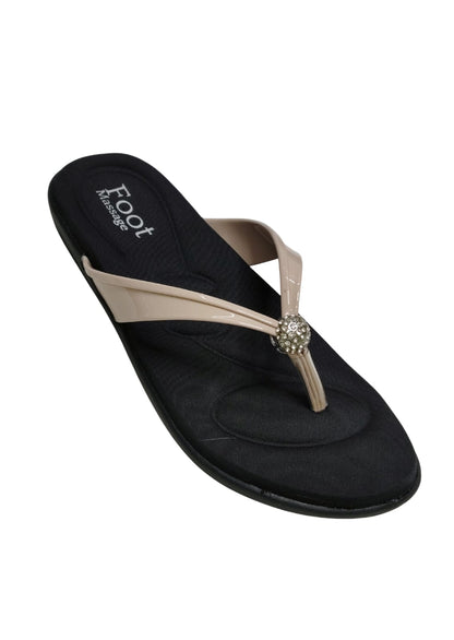 Women Cream Comfort Slip Ons