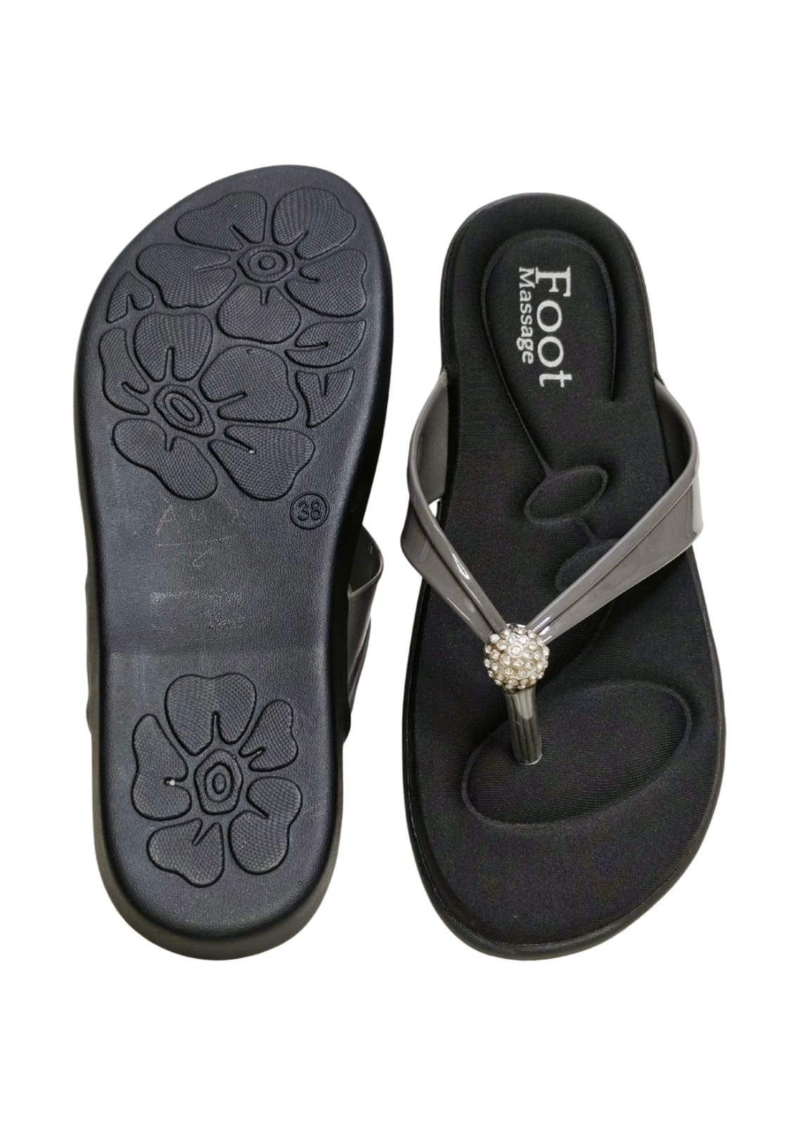 Women Grey Comfort Slip Ons