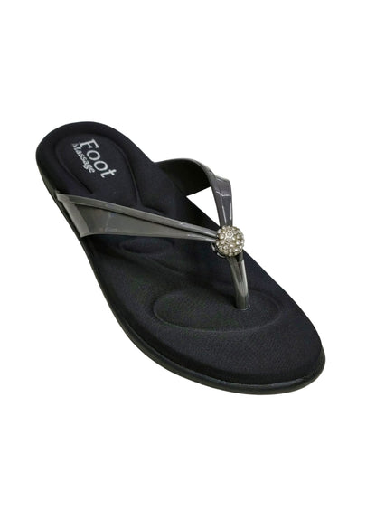 Women Grey Comfort Slip Ons