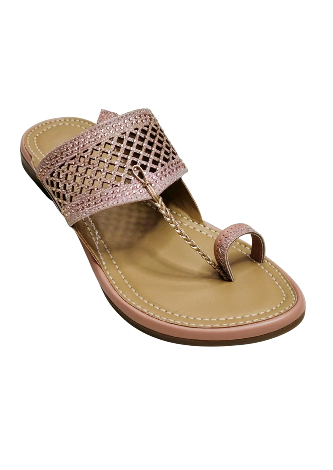 Women Pink Thumb Slip Ons