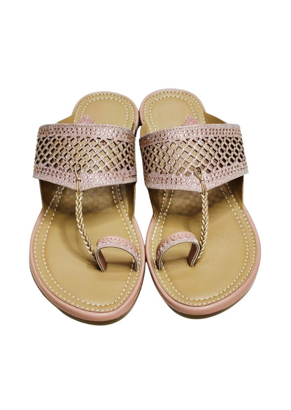 Women Pink Thumb Slip Ons