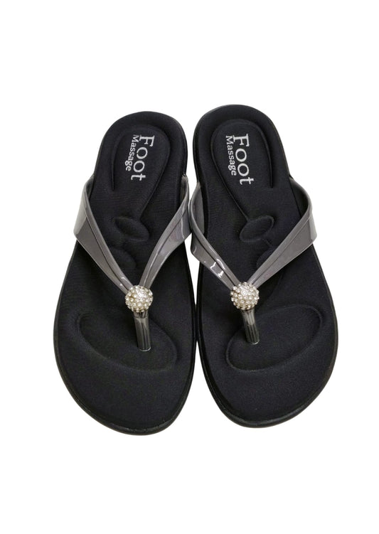 Women Grey Comfort Slip Ons