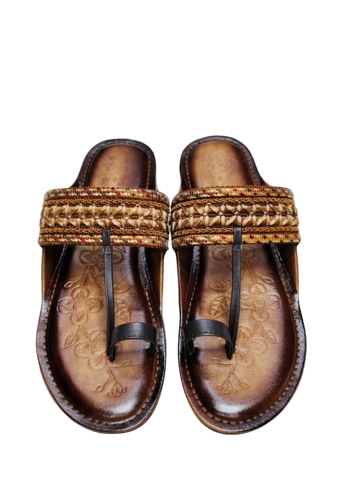 Women Brown Thumb Slip Ons