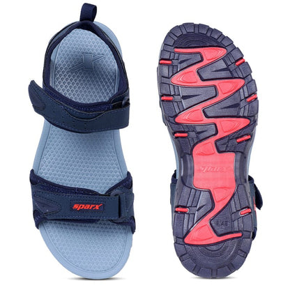 Men Blue & Red Sandle