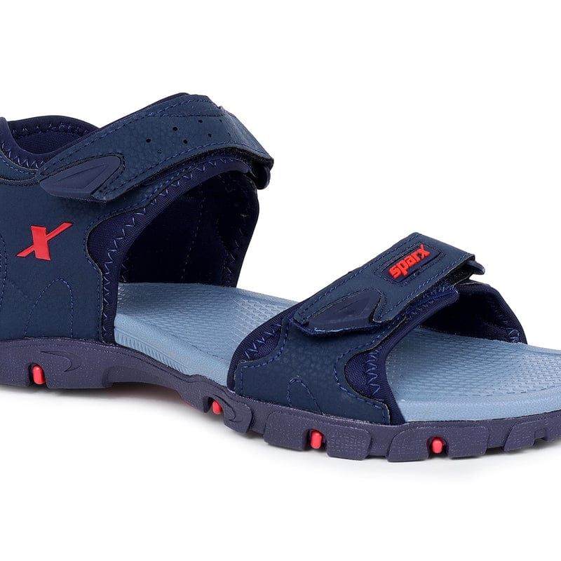 Men Blue & Red Sandle