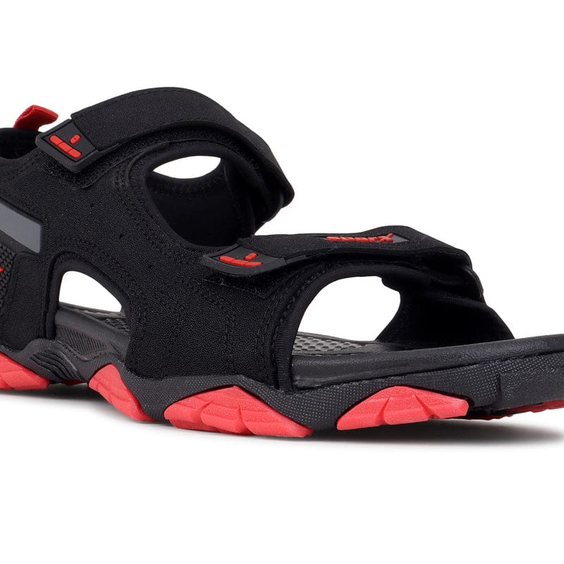 Men Black & Red Sandle