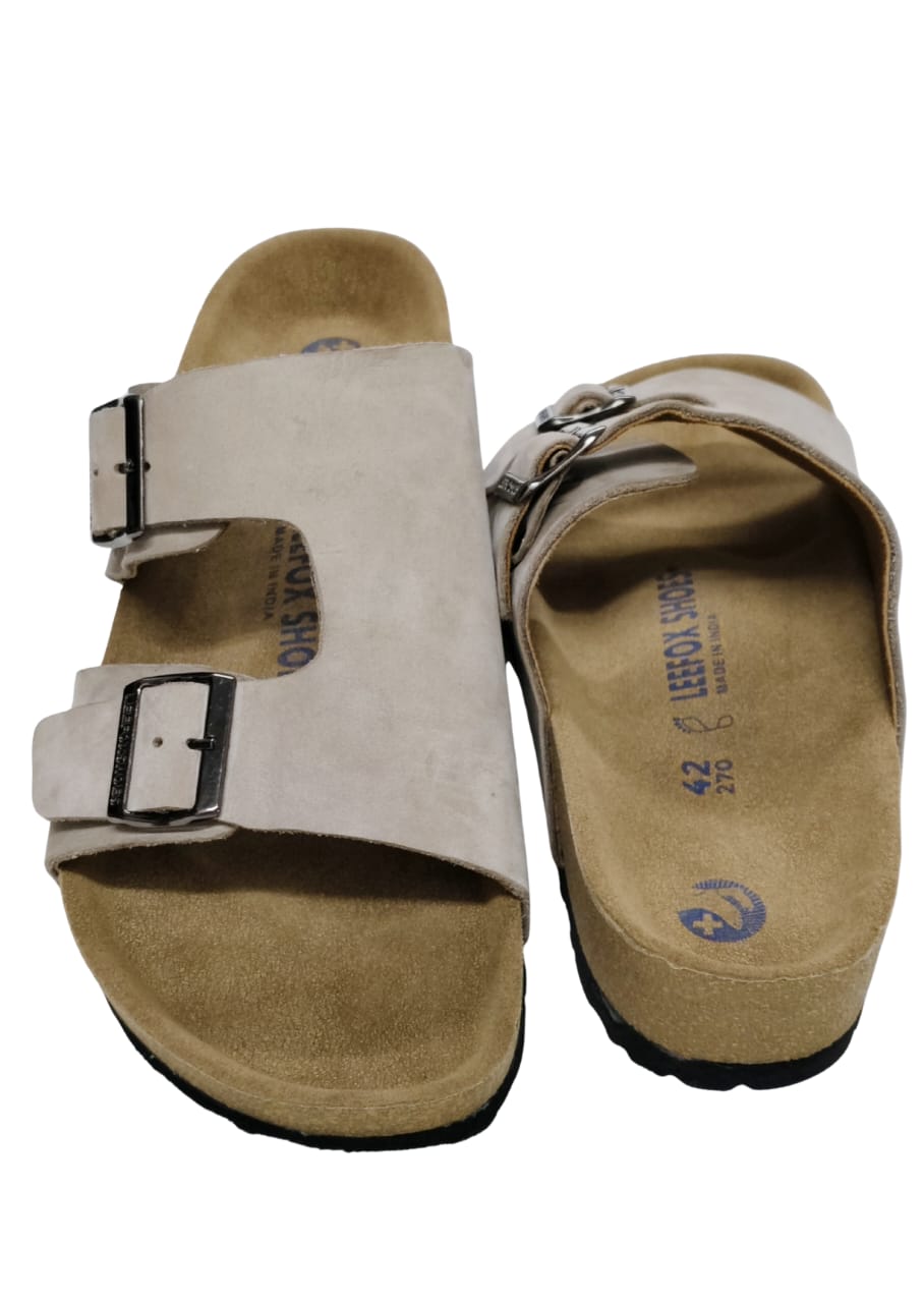 Men Cream Chappal