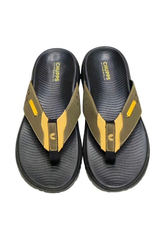 Men Yellow Slippers