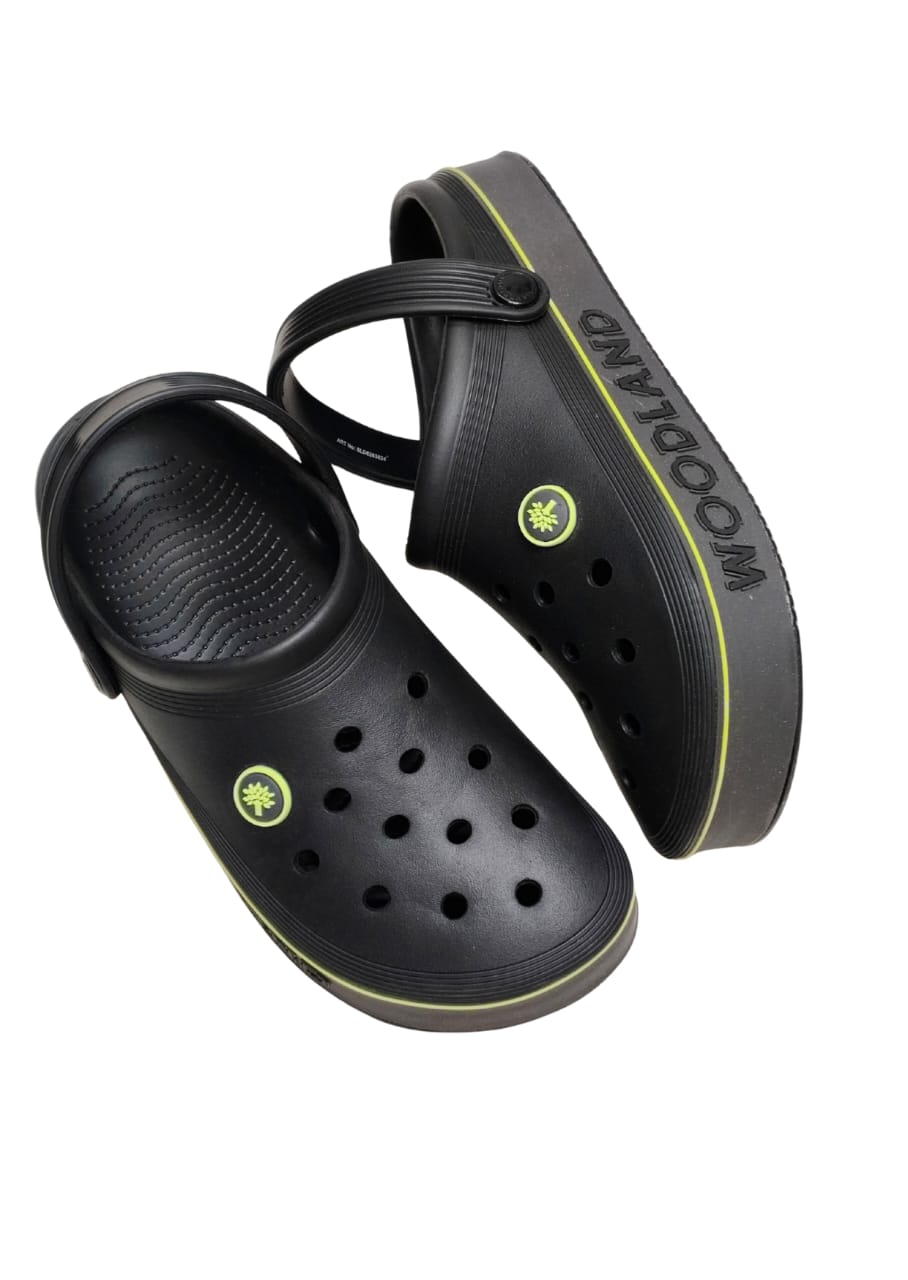 Men Black Crocs