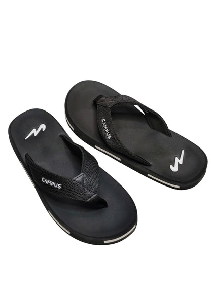 Men Black Slipper