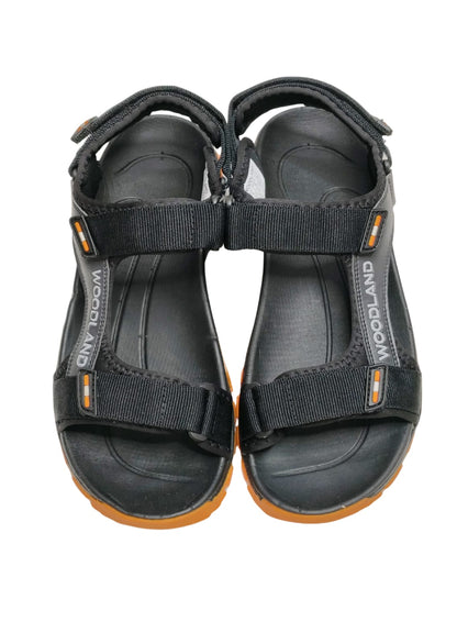 Men Black & Orange Sandle