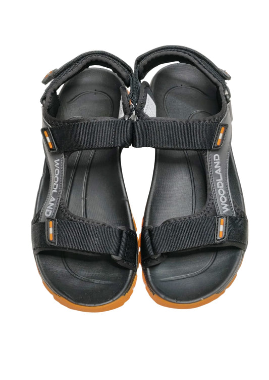 Men Black & Orange Sandle