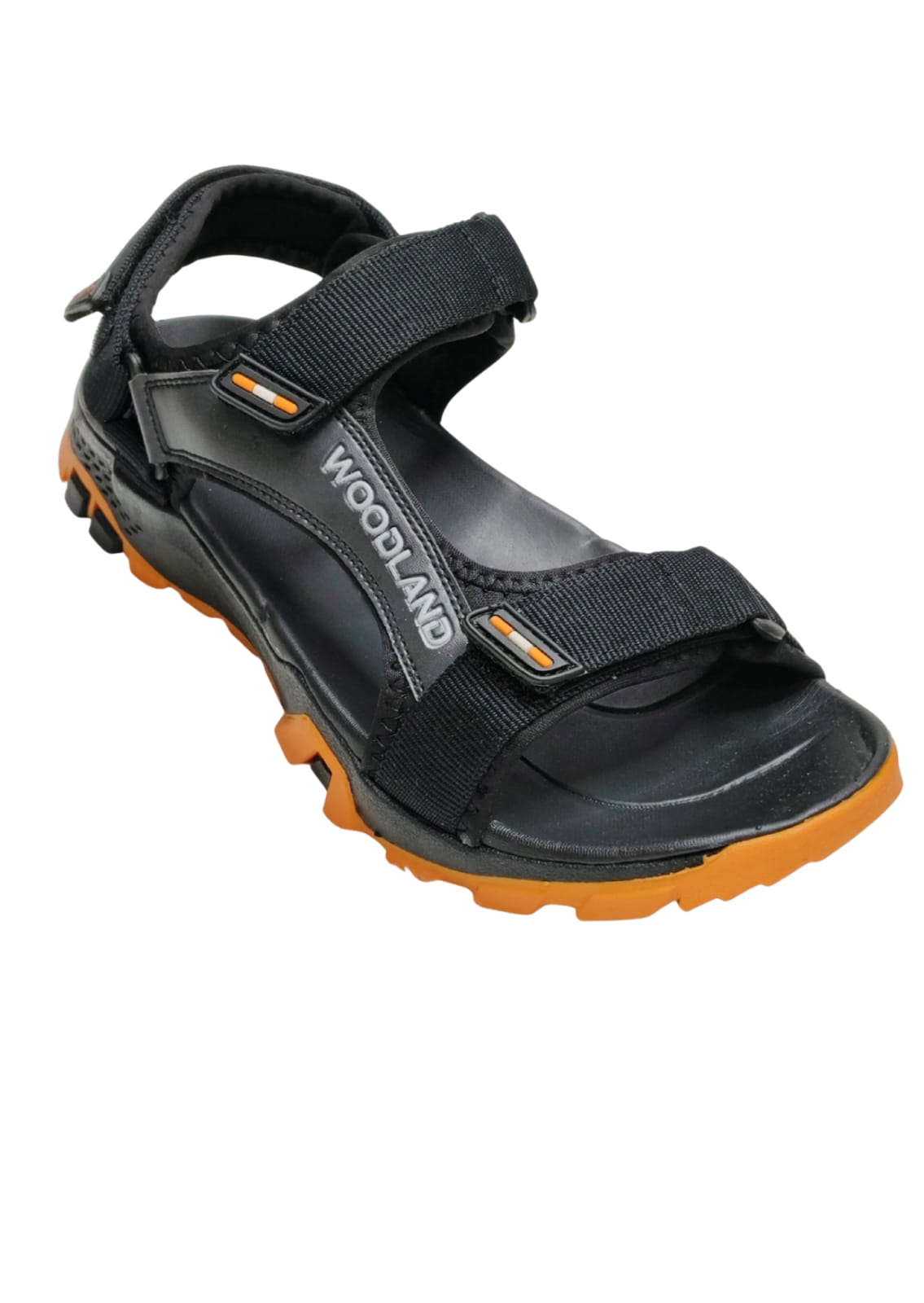 Men Black & Orange Sandle