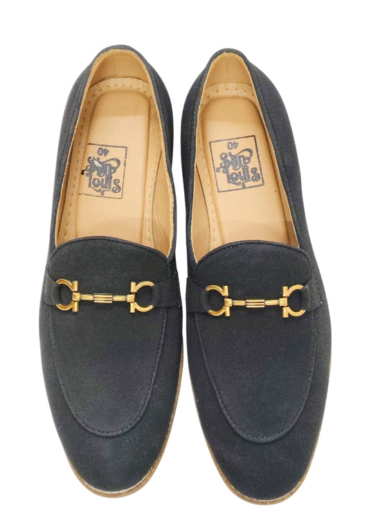 Men Black Loafers