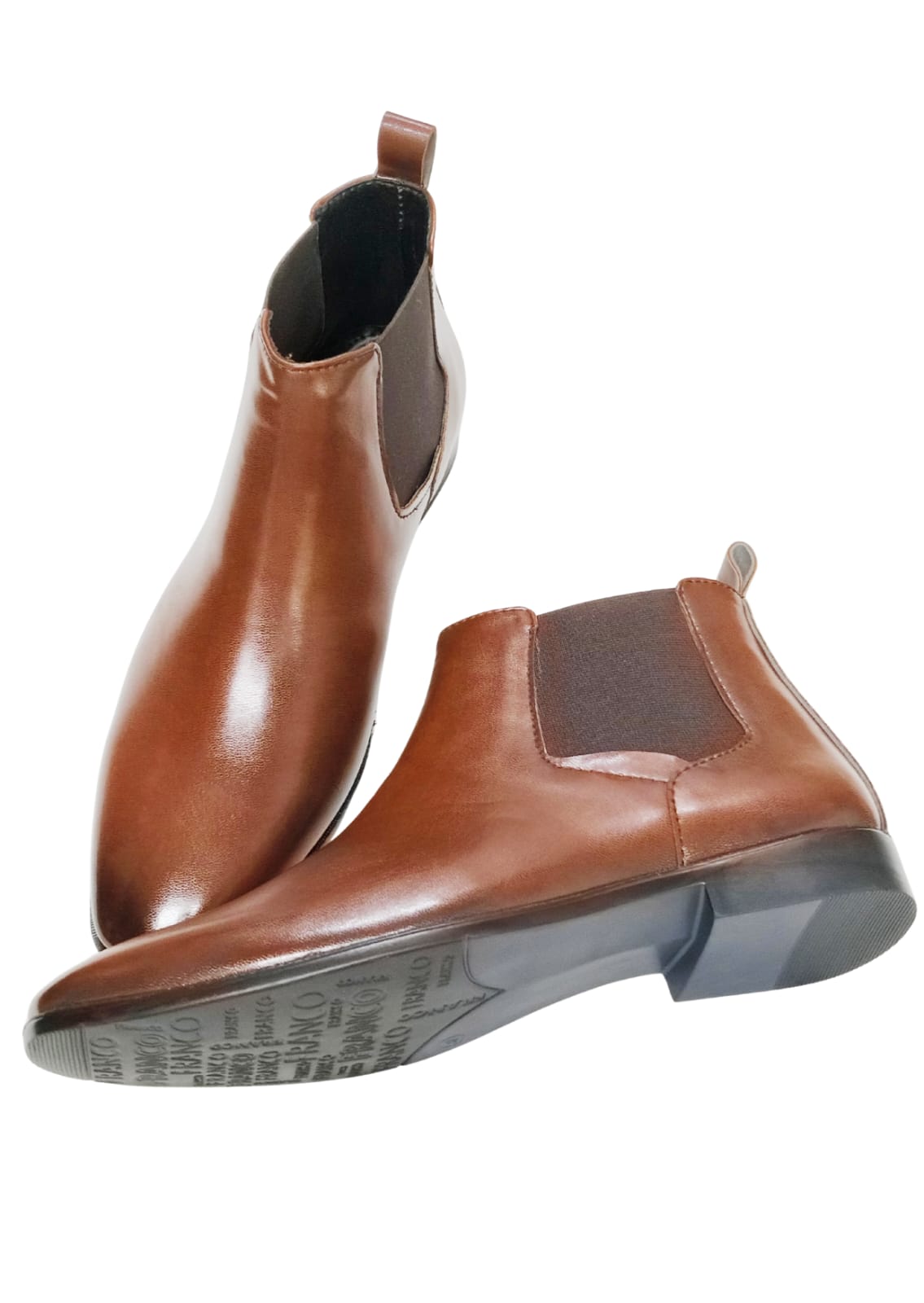 Men Brown Chelsea Shoes