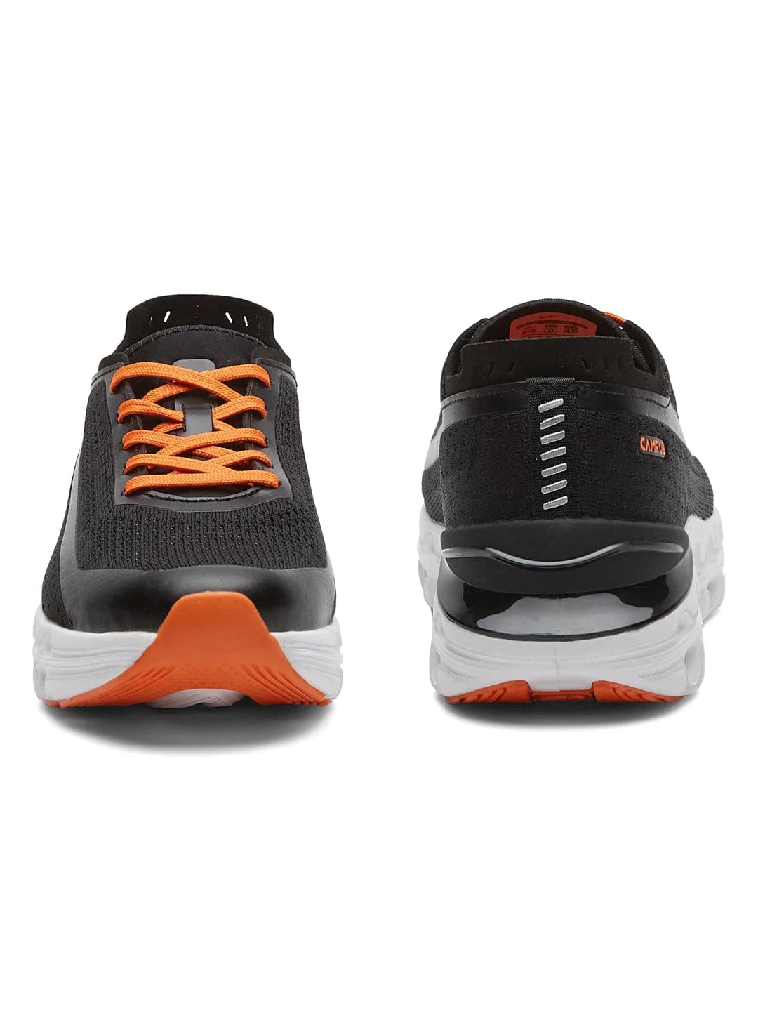 Men Black & Orange Sport Shoes
