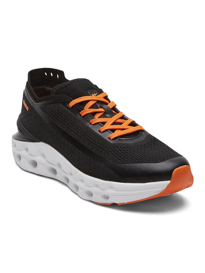 Men Black & Orange Sport Shoes