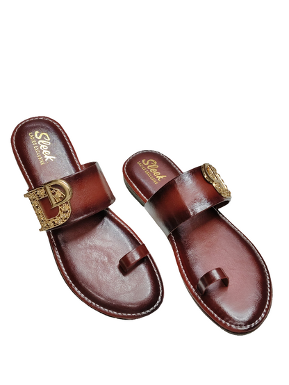 Women Thumb Flat Slip Ons