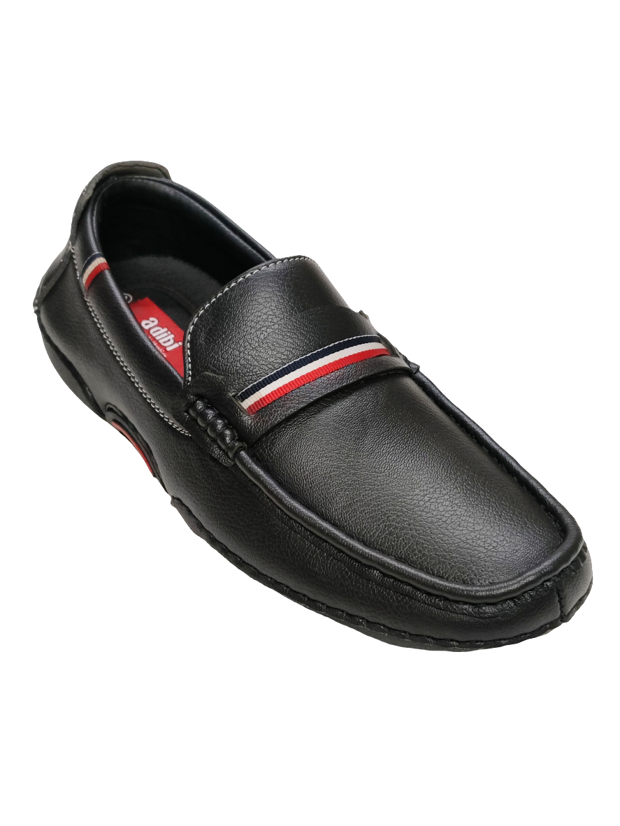 Black Leather Loafers