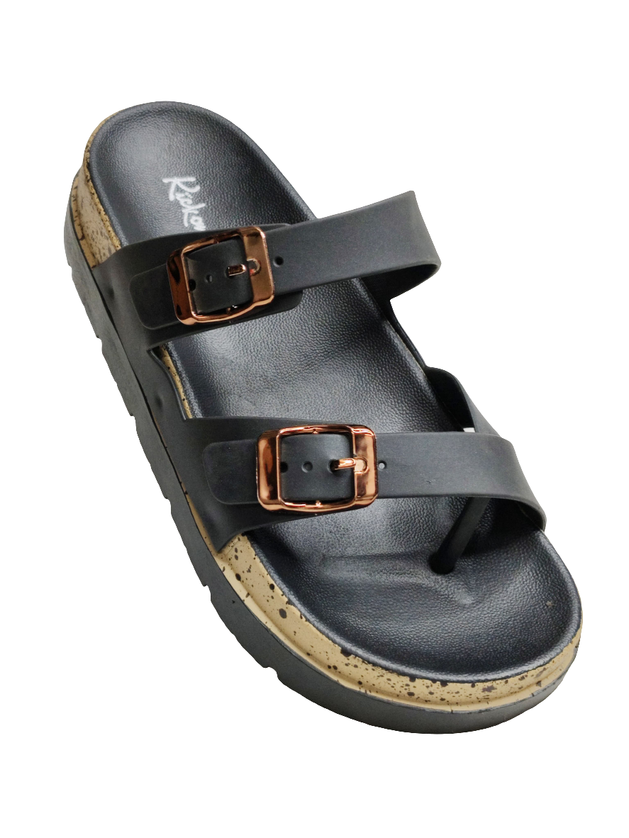 Women Platform Heel Slip Ons