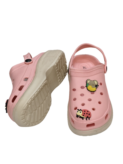 Women Heel Pink Crocs