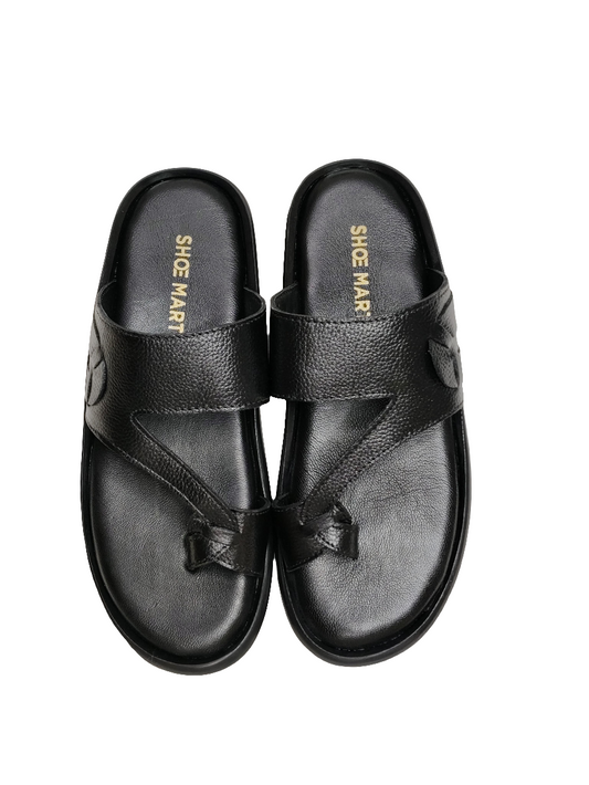 Men's Black Chappal