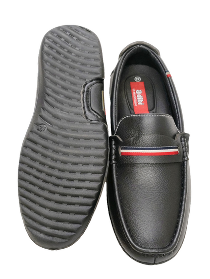 Black Leather Loafers