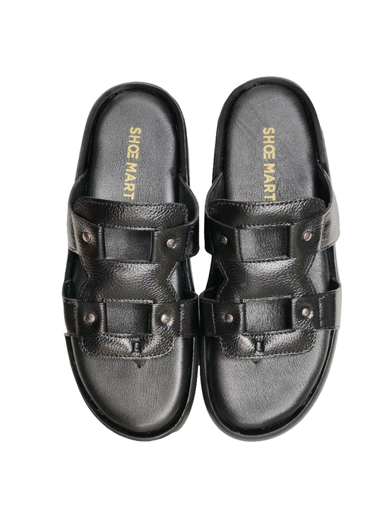 Black Men's Chappal