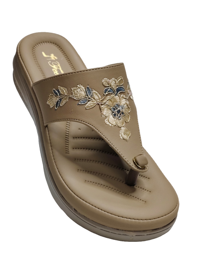 Women Floral Comfort Slip Ons