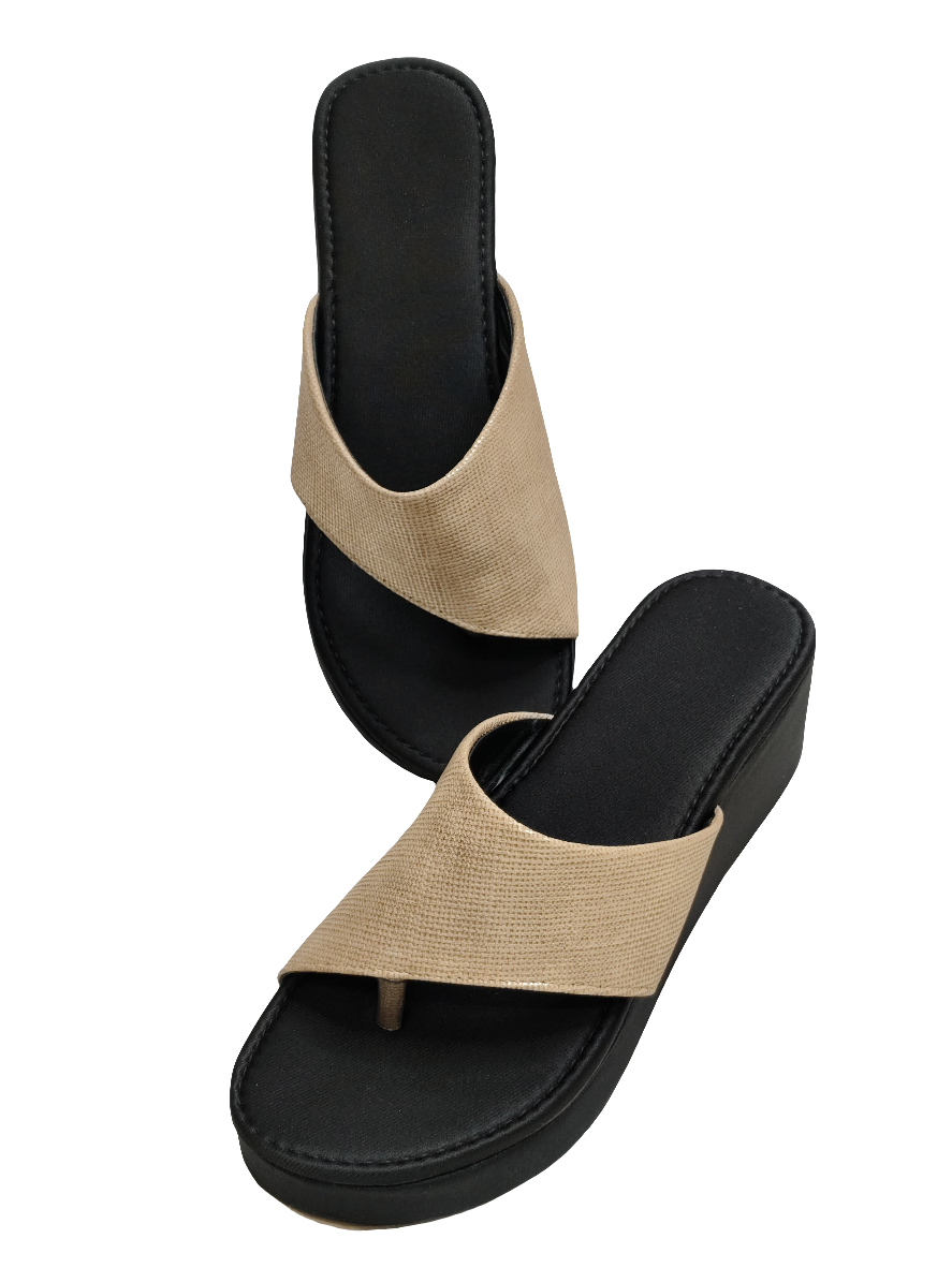 Women Black Slip Ons Heels