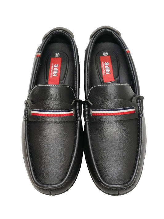 Black Leather Loafers