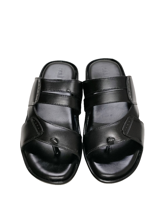 Men's Black Chappal