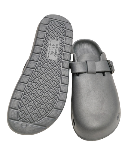 Dark Grey Mens Cut Crocs