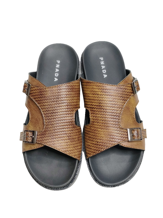 Men's Brown Strap Chappal