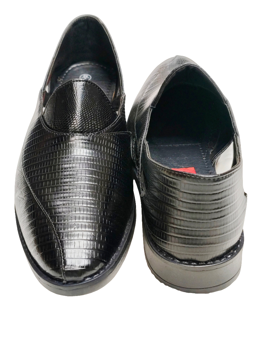 Men Black Peshawari Shoes