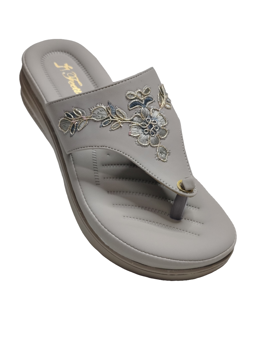 Women Floral Comfort Slip Ons