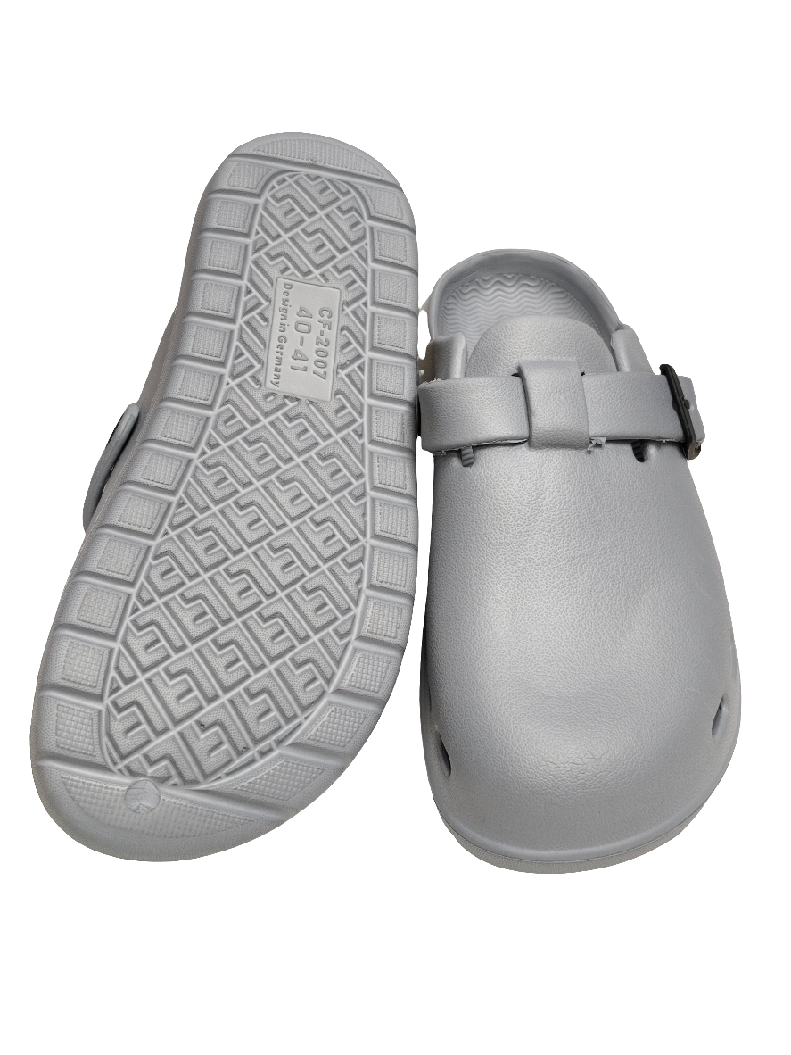 Light Grey Mens Cut Crocs