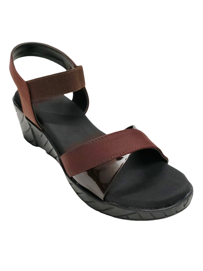 Women Brown Strapped Sandals