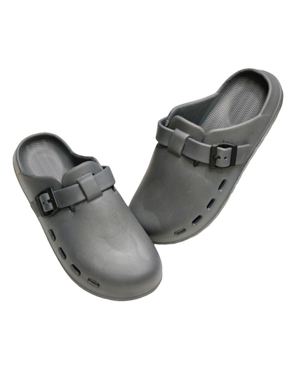 Dark Grey Mens Cut Crocs
