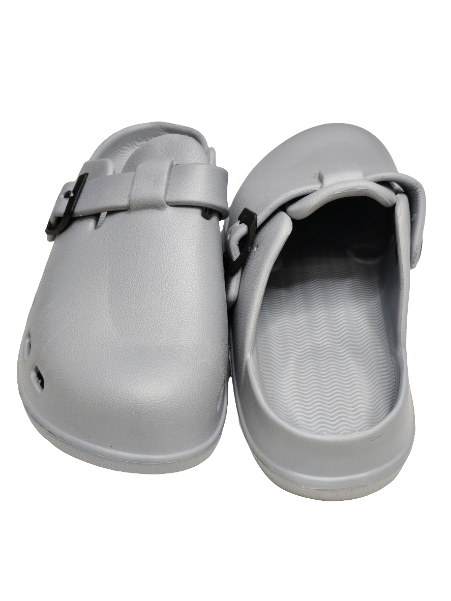 Light Grey Mens Cut Crocs