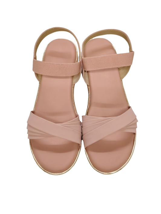 Women Peach Strap Sandals